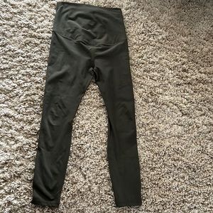 Fabletics maternity leggings, XS, green